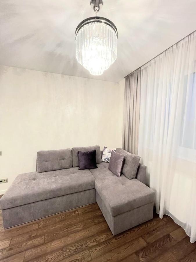 1 Room 60M2 Center Of Obolon Near River Side. 11 Floor 基輔 外观 照片